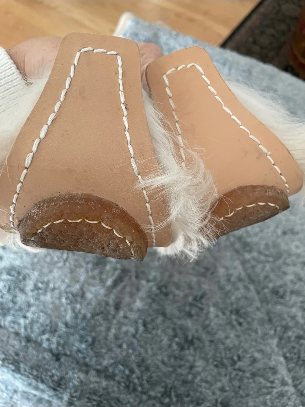 Tory Burch Evan Genuine Mongolian Shearling Lace Up Ankle Booties